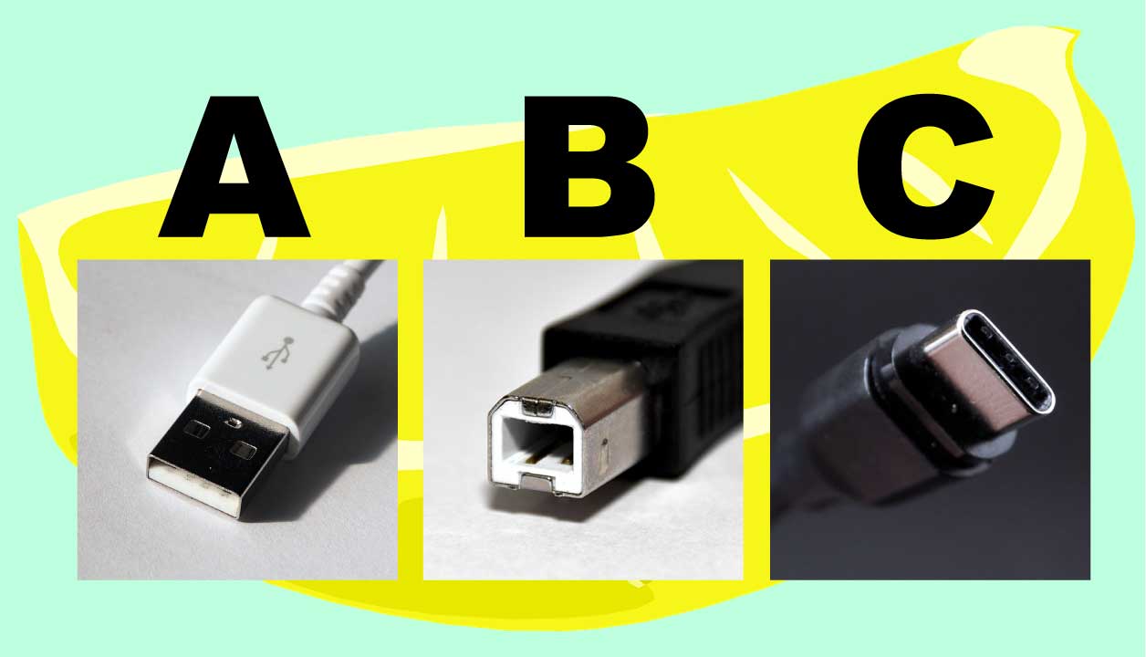 USB-Type　A B C