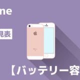 apple iphone ipad【バッテリー容量編】
