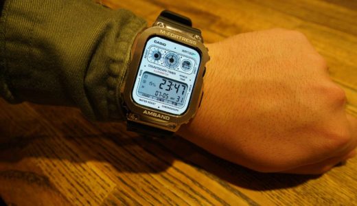amBand(アムバンド)Moving Fortress Classic〜G-SHOCKっぽいクールなApple Watch専用ケース一体型ベルト